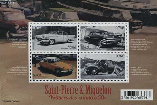 Cars-on-stamps