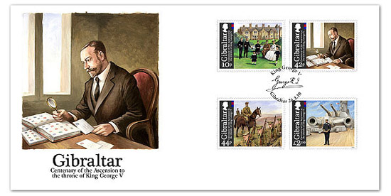 King George V Stamps Gibraltar