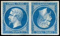 Louis Napoleon tête-bêche pair