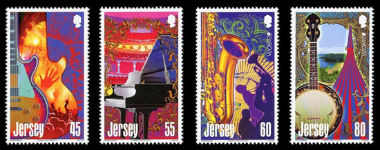 Jersey Europa Stamp 2014 Musical instruments