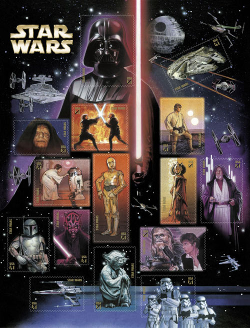 stamps Starwars-USA-2007