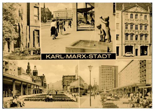 Postcard from Karl-Marx-Stadt