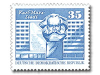 Karl Marx stamp