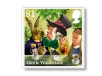 Alice in Wonderland stamps