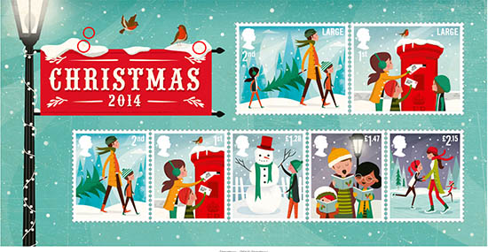 Great Britain Christmas 2014 Miniature Sheet