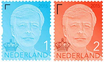 New Willem Alexander stamps