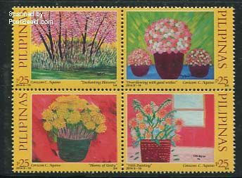 Ugly flower stamps