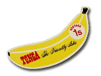 Tonga self-adhesive banana stamp