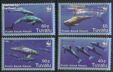 Whales on stamps